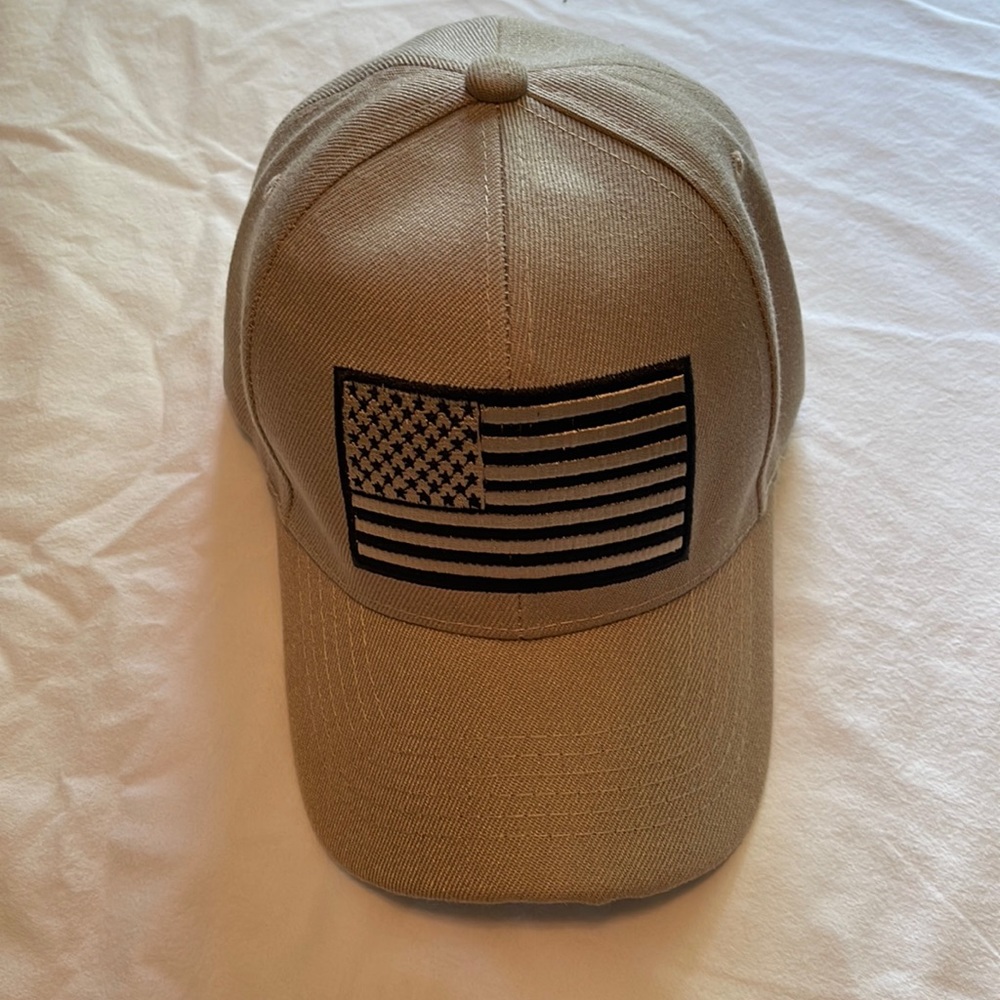 Tan American Flag Hat